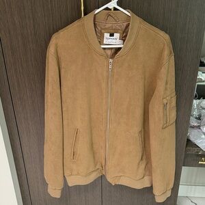 Topman Camel Bomber Jacket
